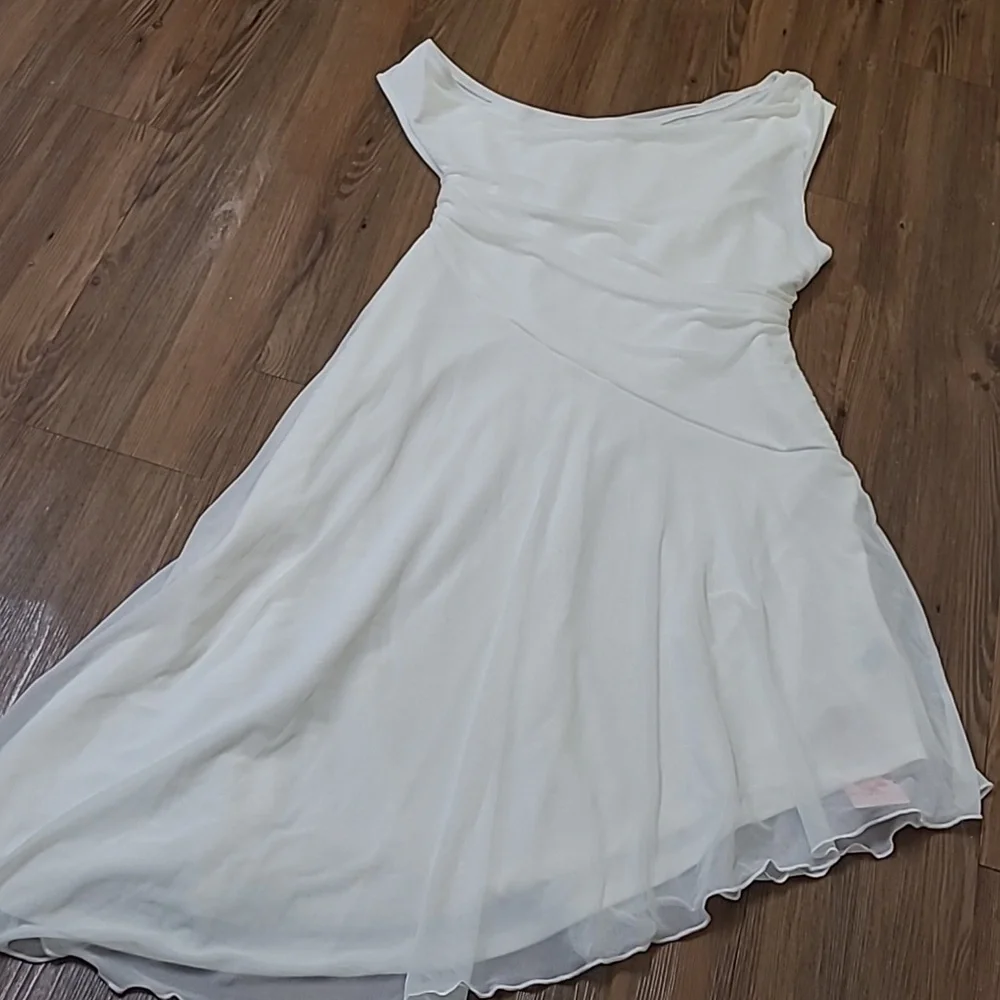 SHEIN White One-Shoulder Dress‎ zise 1XL NEW